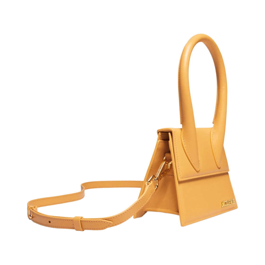 자크뮈스 르 치키토 모옌 시그니쳐 핸드백 다크 옐로우(Jacquemus Le Chiquito Moyen Signature Handbag Dark Yellow) - 2
