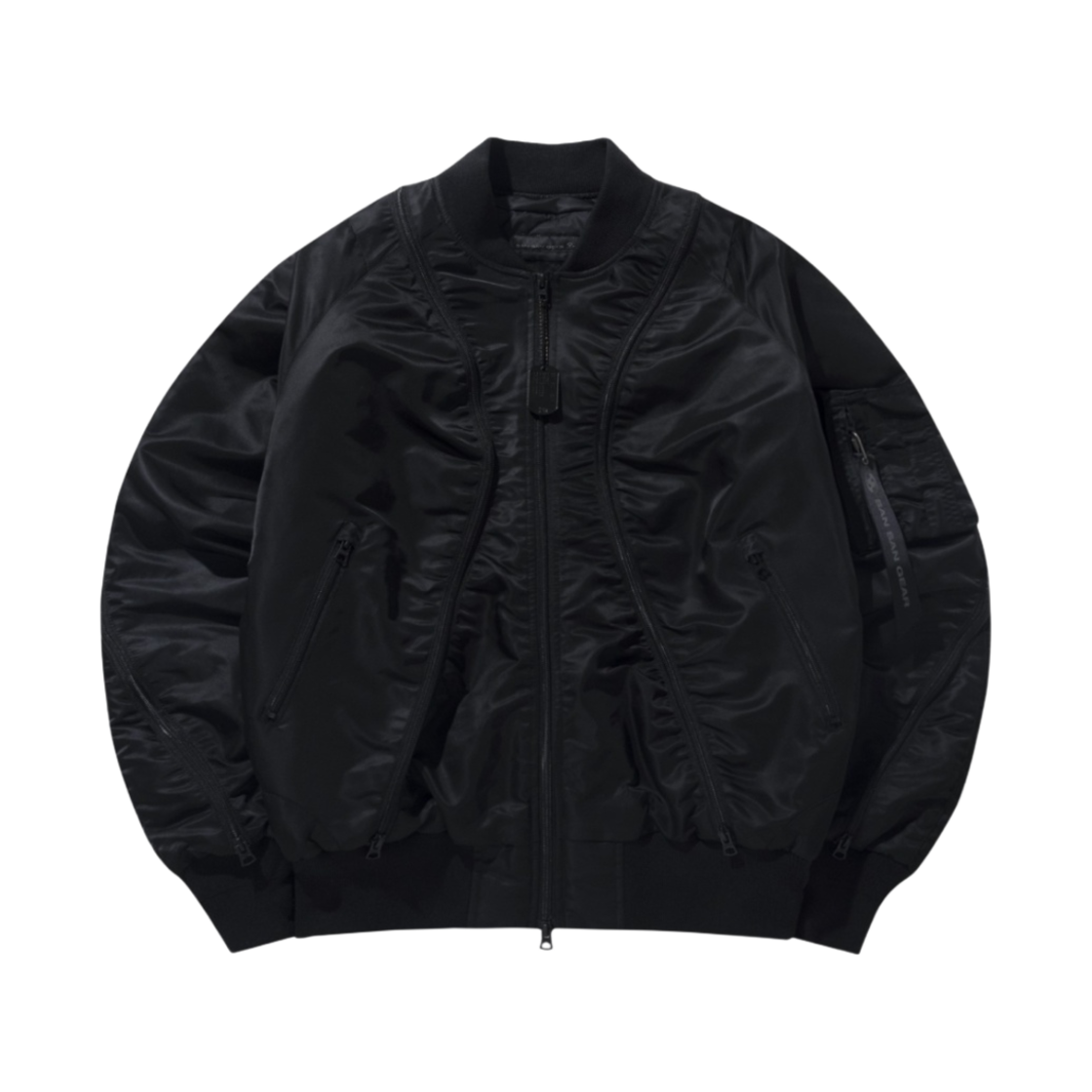 산산기어 x 알파 인더스트리 MA-1 플라이트 자켓 블랙 - 23FW(Sansan Gear x Alpha Industries MA-1 Flight Jacket Black - 23FW)