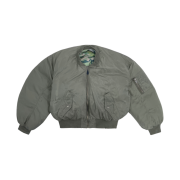 Project G/R Reversible Puffer Bomber Jacket Khaki