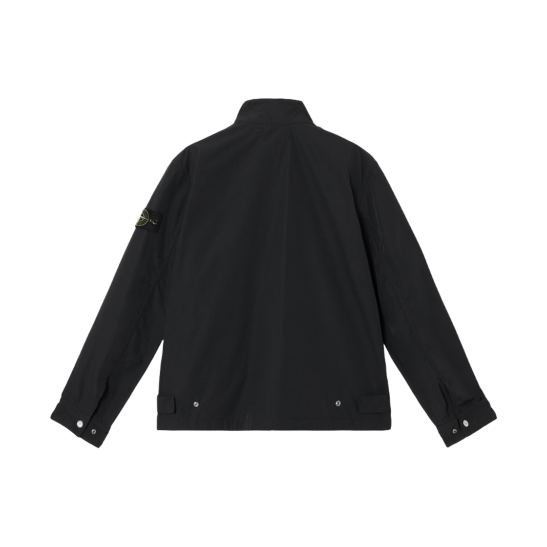 스톤 아일랜드 4100094 마이크로 트윌 블루종 안티 드롭 투웨이 집 블랙 - 25SS(Stone Island 4100094 Micro Twill Blouson with Anti-Drop and Two-Way Zip Black - 25SS) - 2