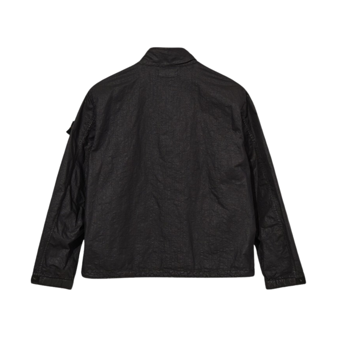 스톤 아일랜드 4100067 오가닉 룩 파나마-TC 나일론 자켓 블랙 - 25SS(Stone Island 4100067 Organic Look Panama-TC Nylon Jacket Black - 25SS) - 2