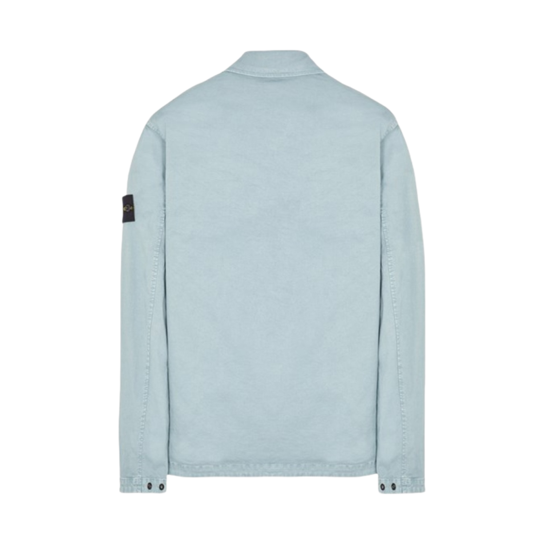 스톤 아일랜드 10304 가먼트 다이드 스트레치 코튼 오버셔츠 스카이 블루 - 23SS(Stone Island 10304 Garment Dyed Stretch Cotton Overshirt Sky Blue - 23SS) - 2