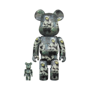 Bearbrick Riot Cop 100% & 400% Set