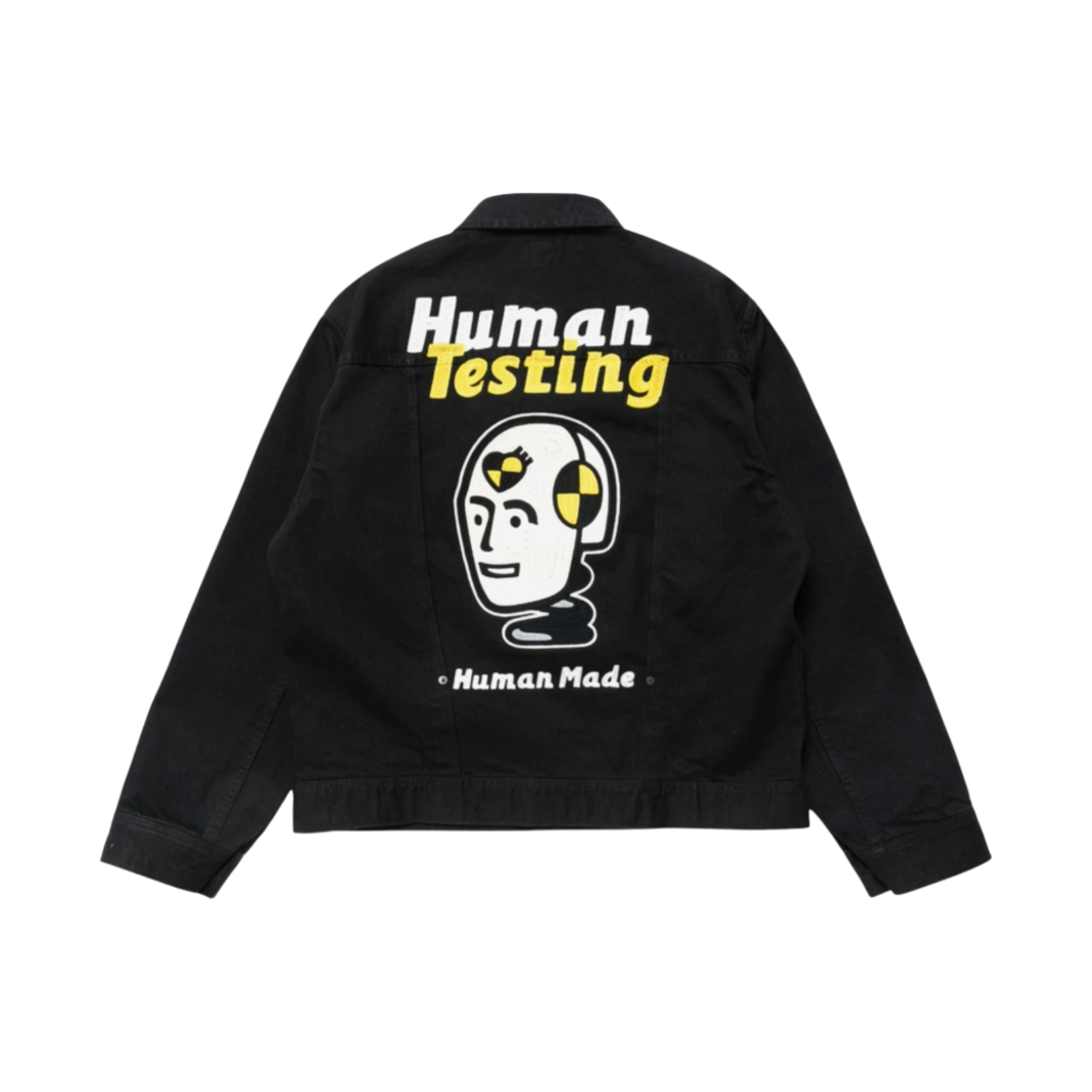 휴먼 메이드 x 에이셉 라키 휴먼 테스팅 데님 자켓 블랙(Human Made x A$AP Rocky Human Testing Denim Jacket Black)