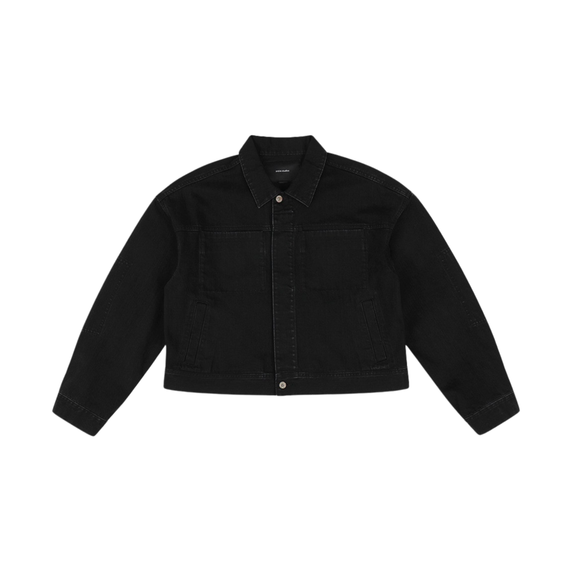 KM4AOTDES22BK Entire Studios Gem Denim Jacket Magnetite