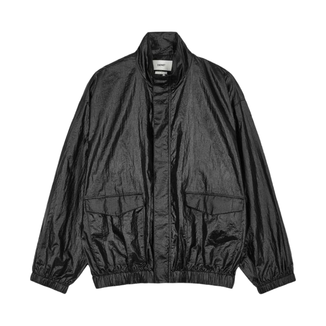 (W) 다이닛 코팅 점퍼 블랙((W) Deinet Coating Jumper in Black)