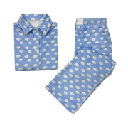 Foli Women Fluffy PJ Set Cloud
