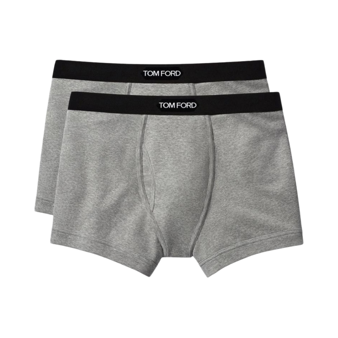 T4XC3-104-020 Tom Ford Cotton Boxer Briefs Grey (2 Pack)