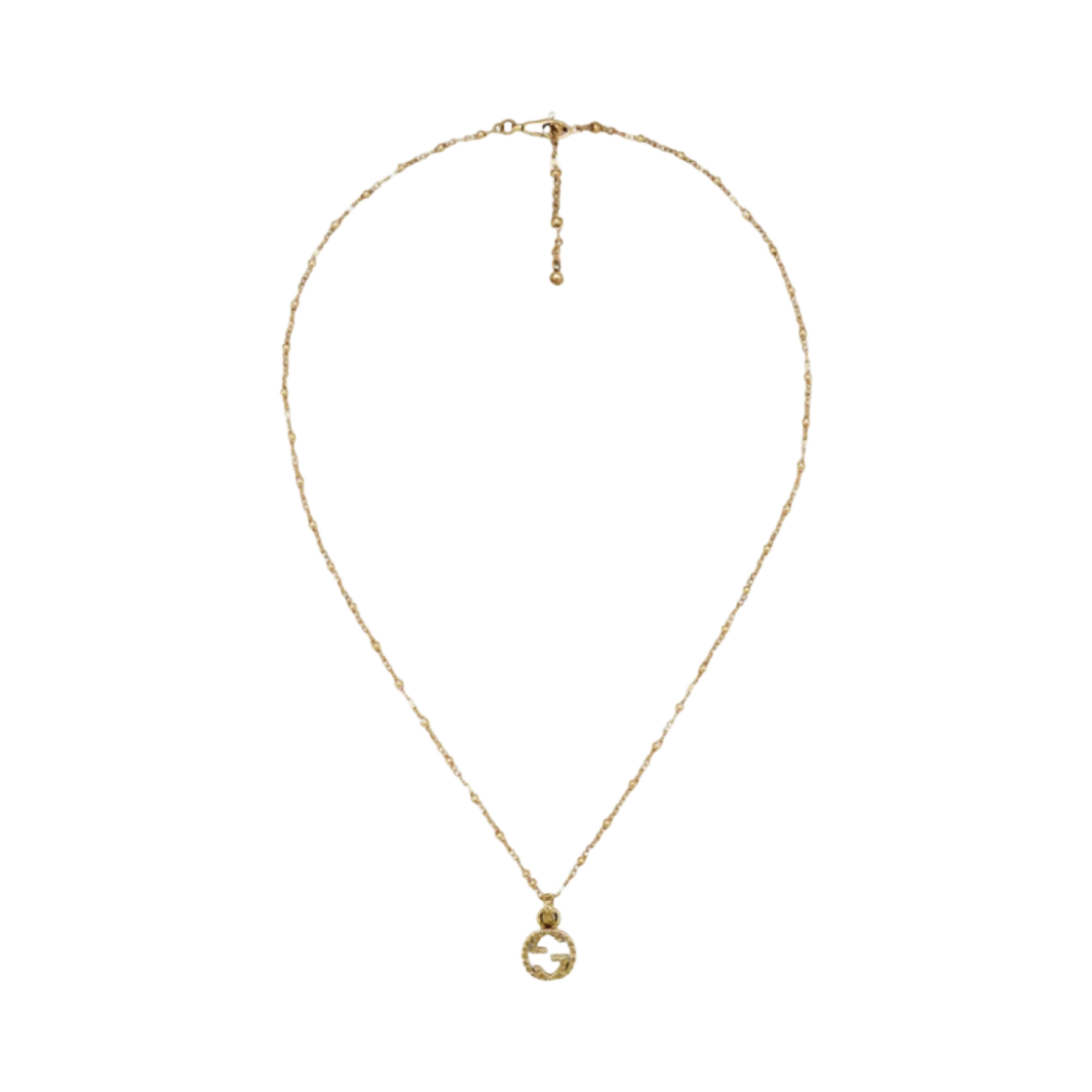 구찌 인터로킹 G 네클리스 18K 옐로우 골드(Gucci Interlocking G Necklace 18K Yellow Gold) - 1