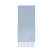 (W) Max Mara Wsdalia Cashmere Stole with Embroidery Light Blue
