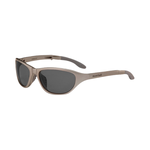 1109126 Montbell Polarized Trekking Glasses Silver Light Gray