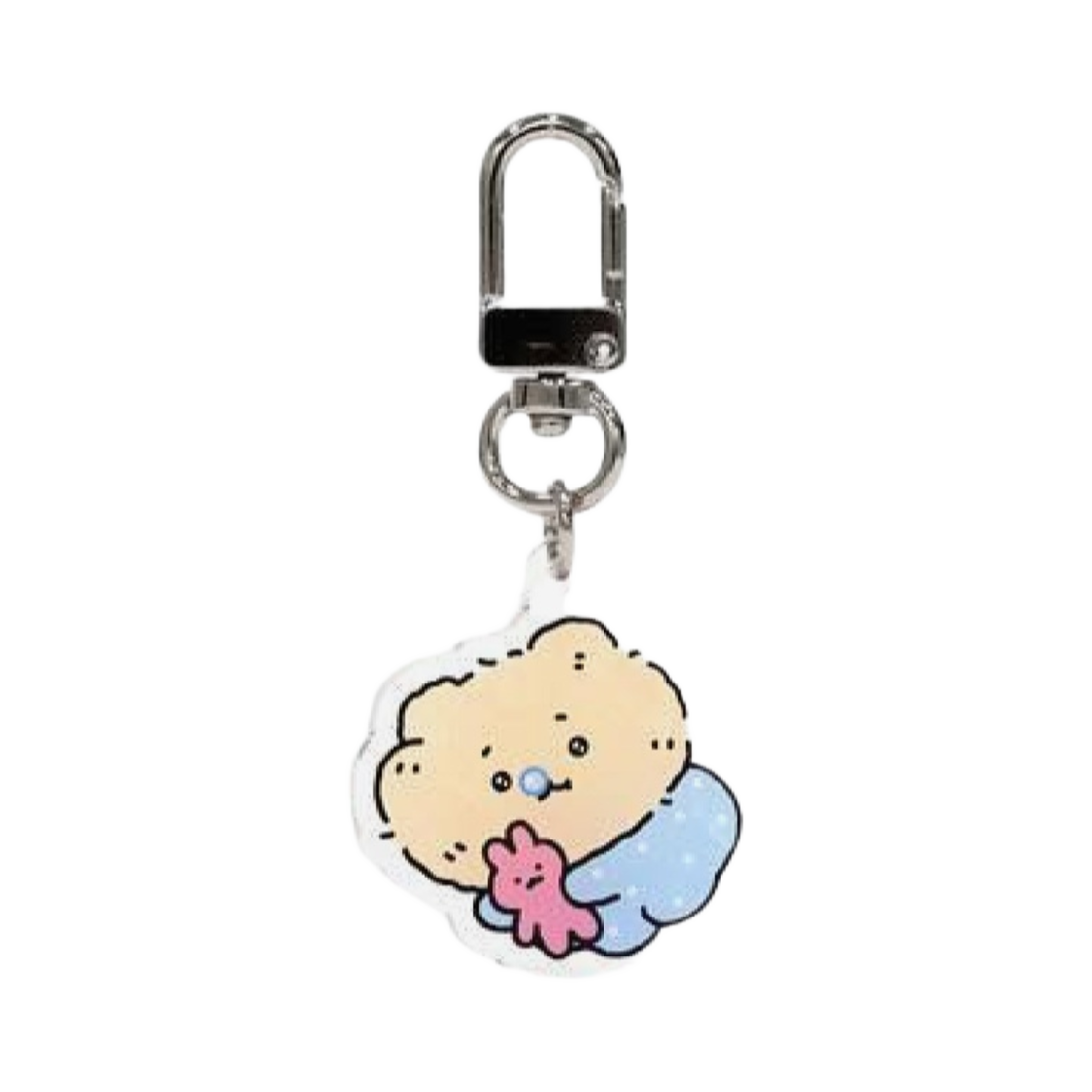 망그러진 곰 아크릴 키링 애착플러시(Manggom Acrylic Keyring Favorite Plush)