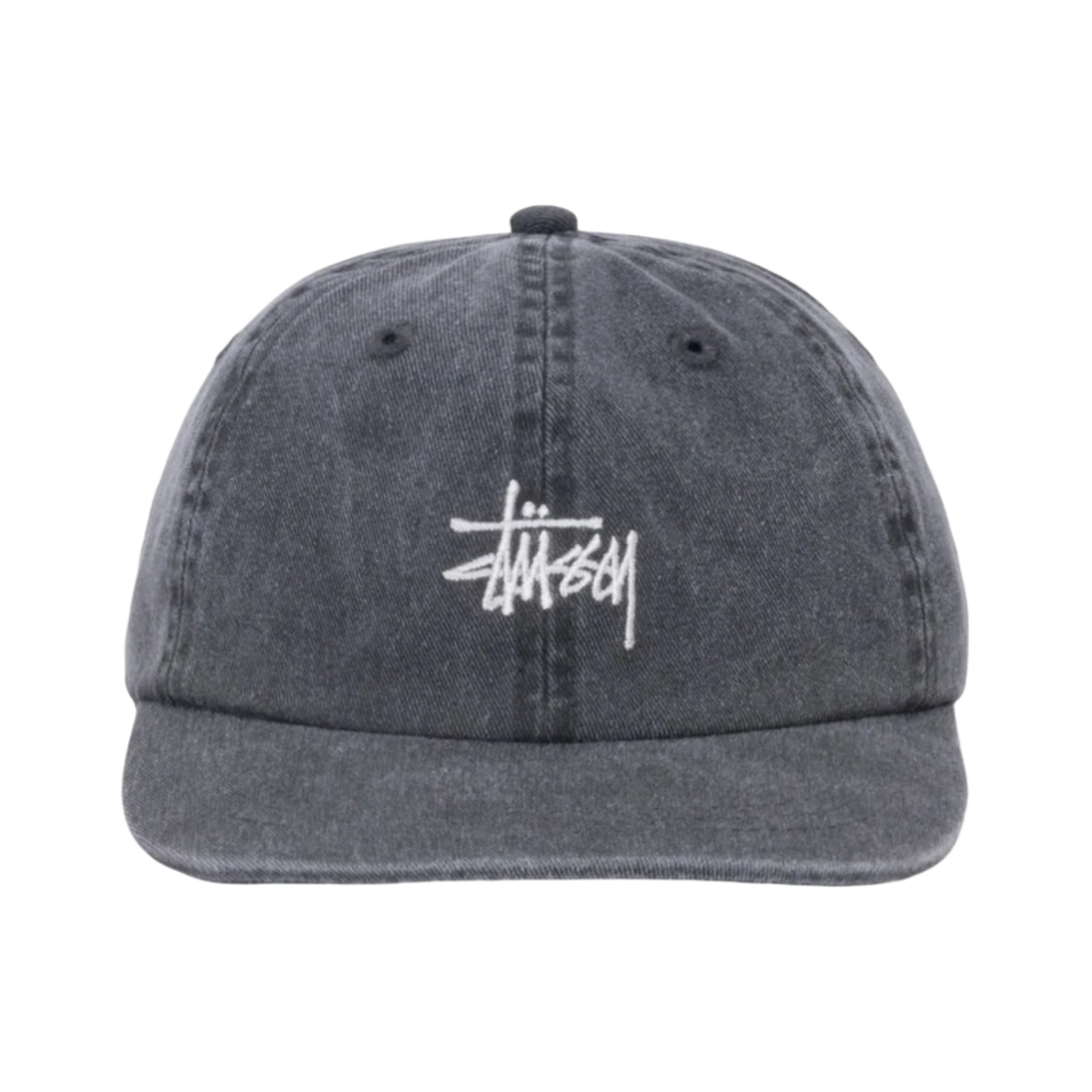 스투시 워시드 베이직 로우 프로 캡 차콜(Stussy Washed Basic Low Pro Cap Charcoal)