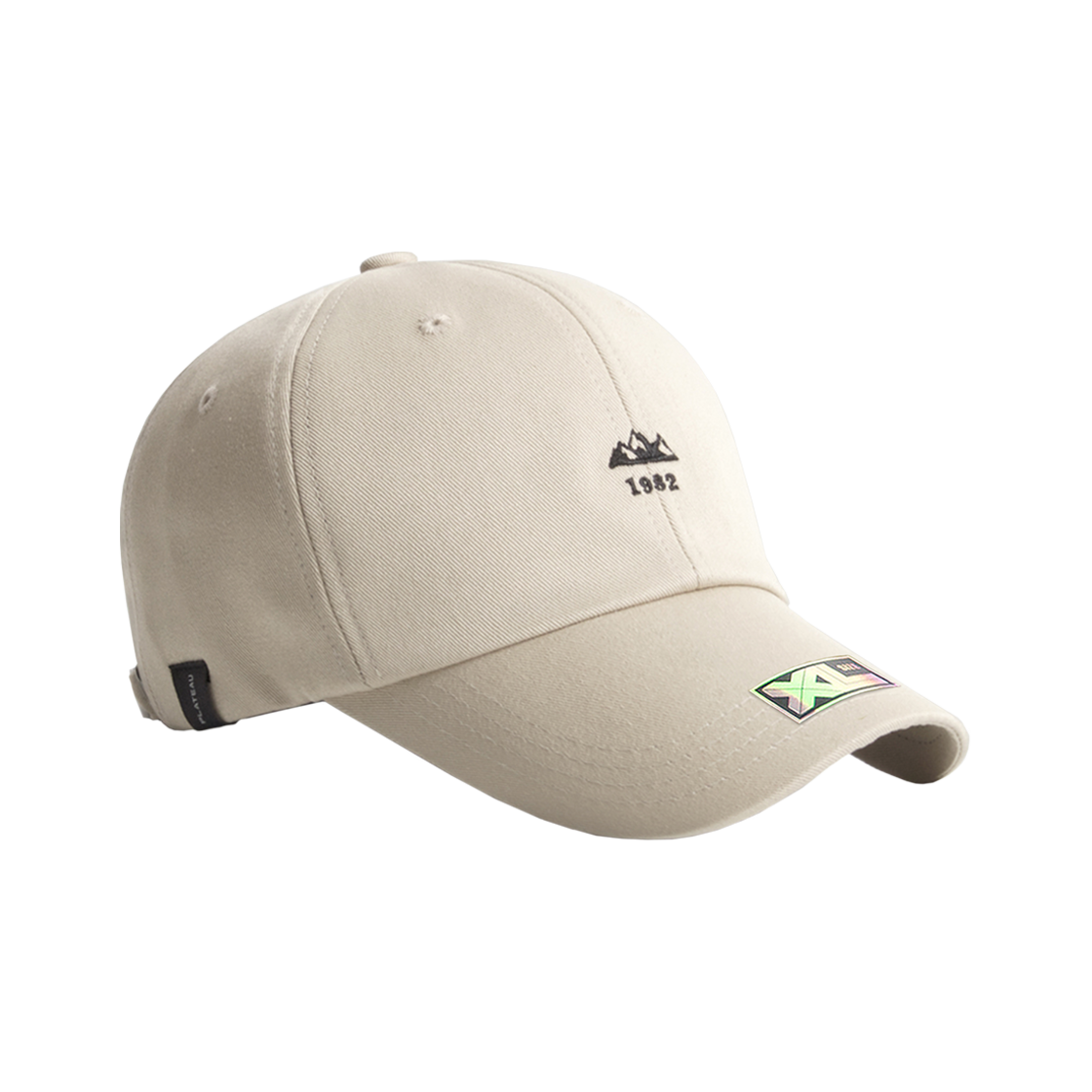 플래토 빅사이즈 볼캡 스몰 엠 1982 볼캡 라이트 베이지(PLATEAU Big Size Ballcap XL Small M 1982 Cap Light Beige)