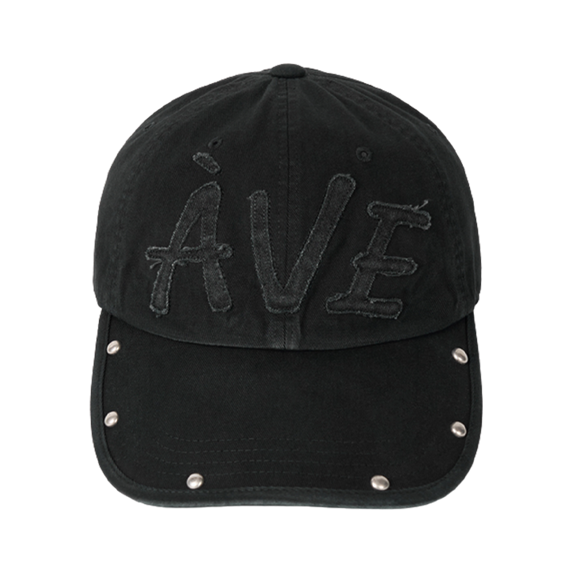 - Aviemuah Applique Vintage Rivet Cap Vintage Black