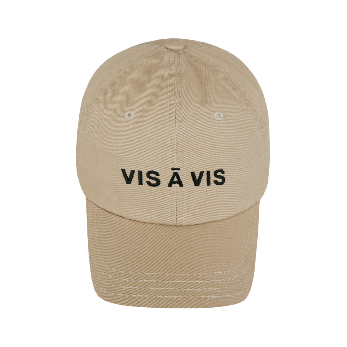 비자비 브이 로고 볼캡 베이지(VIS A VIS V Logo Ball Cap Beige)