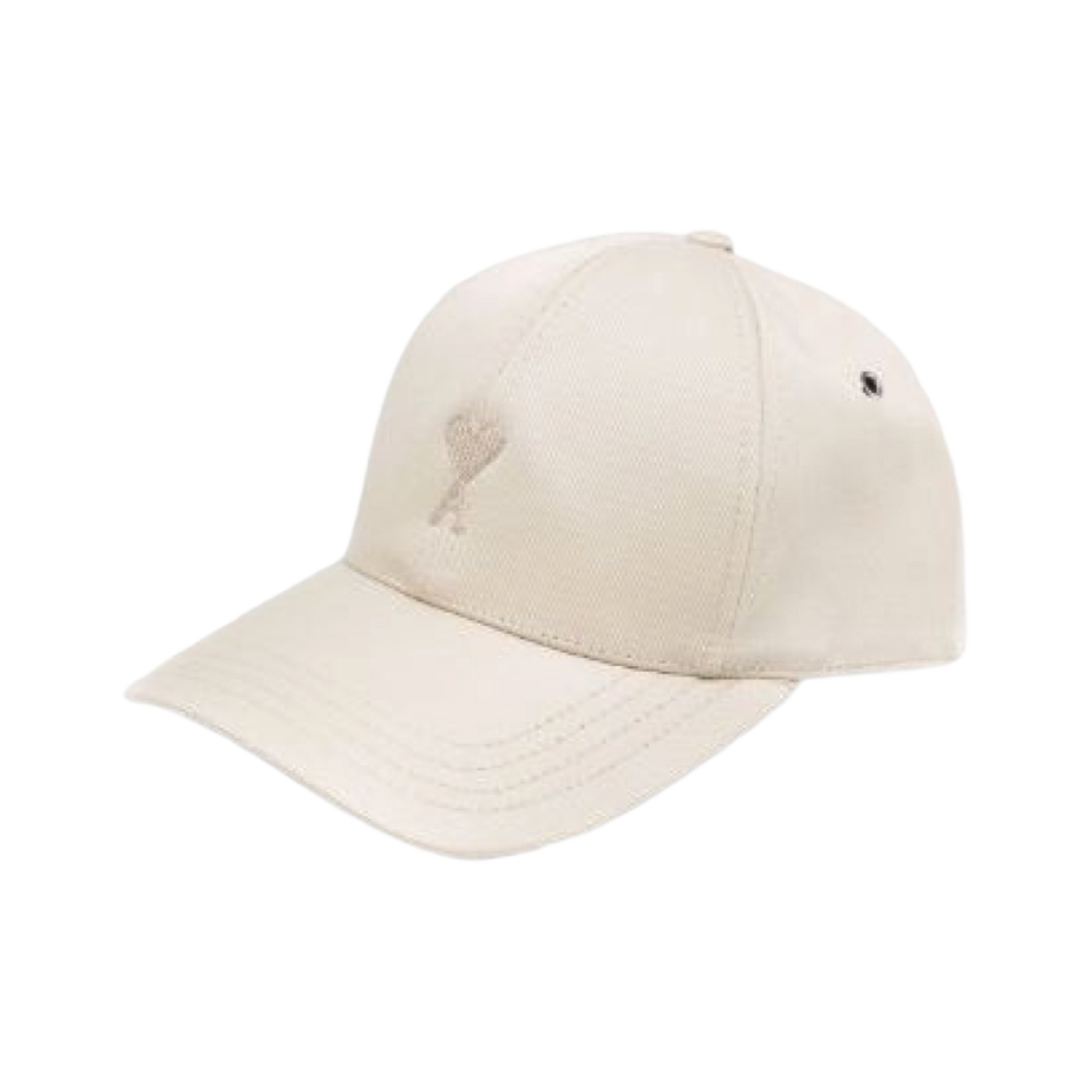 아미 스몰 하트 로고 베이스볼 캡 베이지(AMI de Coeur Baseball Cap Beige) - 1