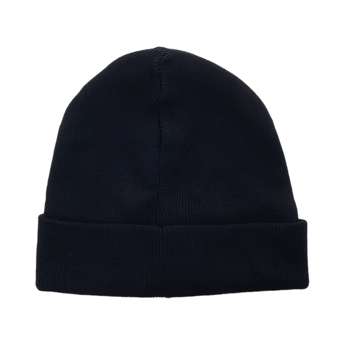 (키즈) 스톤 아일랜드 N01C3 립드 퓨어 울 비니 네이비 블루 - 23FW((Kids) Stone Island N01C3 Ribbed Pure Wool Beanie Navy Blue - 23FW) - 2