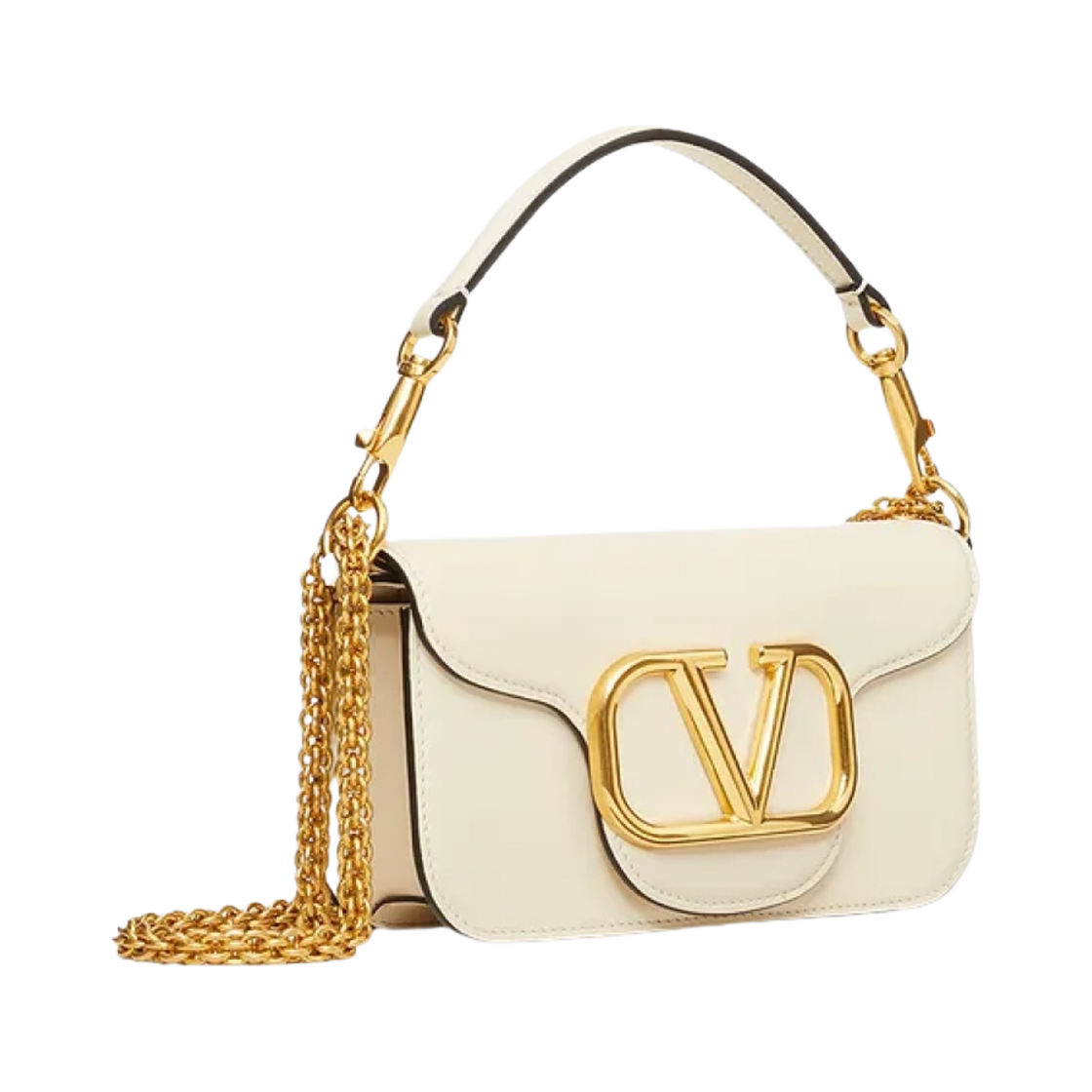 발렌티노 카프스킨 로코 스몰 숄더백 라이트 아이보리(Velentino Calfskin Loco Small Shoulder Bag Light Ivory) - 2