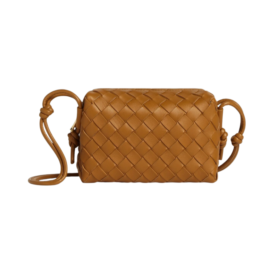 보테가 베네타 미니 루프 카메라백 카멜(Bottega Veneta Mini Loop Camera Bag Camel) - 1