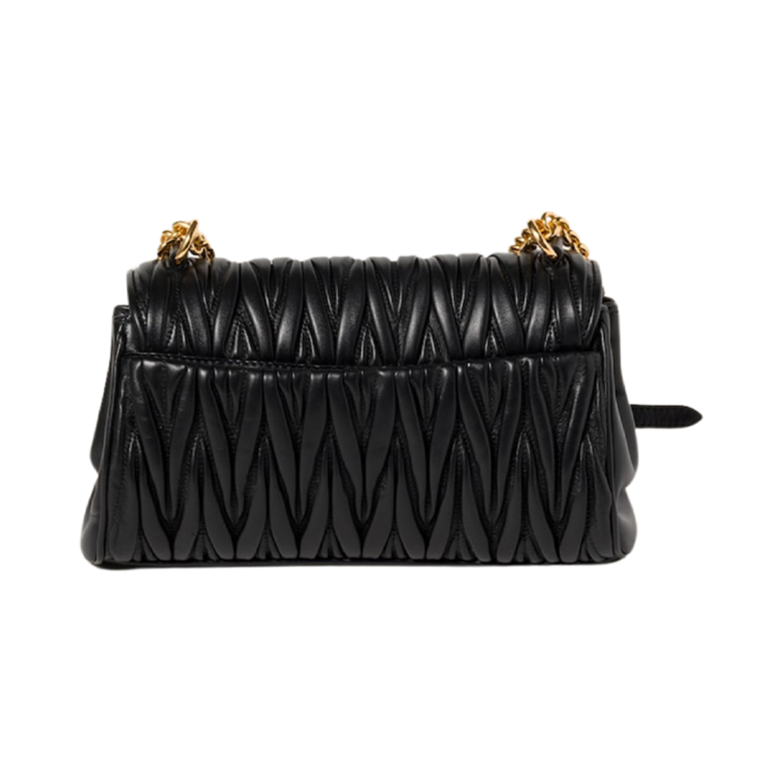 미우 미우 마테라쎄 나파 레더 숄더백 블랙(Miu Miu Matelasse Nappa Leather Shoulder Bag Black) - 3