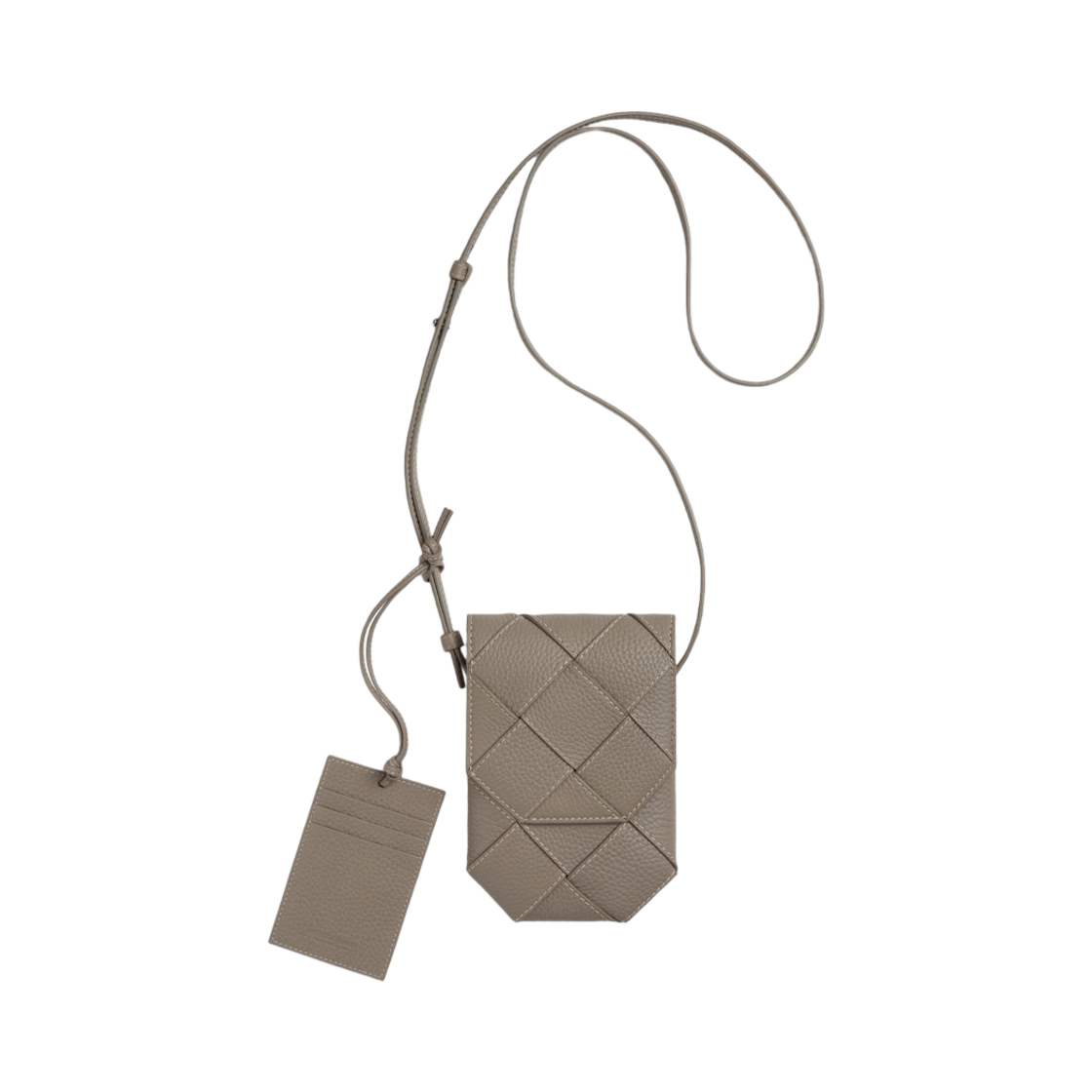 보테가 베네타 디아고 폰 파우치 라임스톤 내츄럴(Bottega Veneta Diago Phone Pouch Limestone Natural) - 1