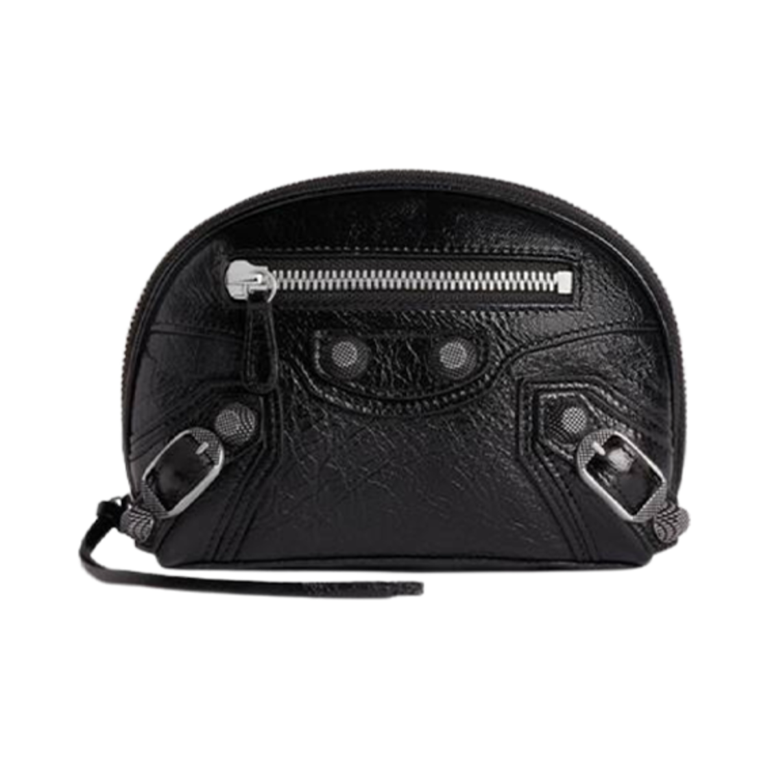 7636141VG9Y1000 Balenciaga Le Cagole XS Cosmetic Pouch Black