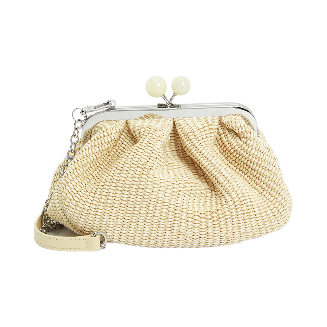 PALMAS-034 Weekend Max Mara Palmas Clutch Ivory