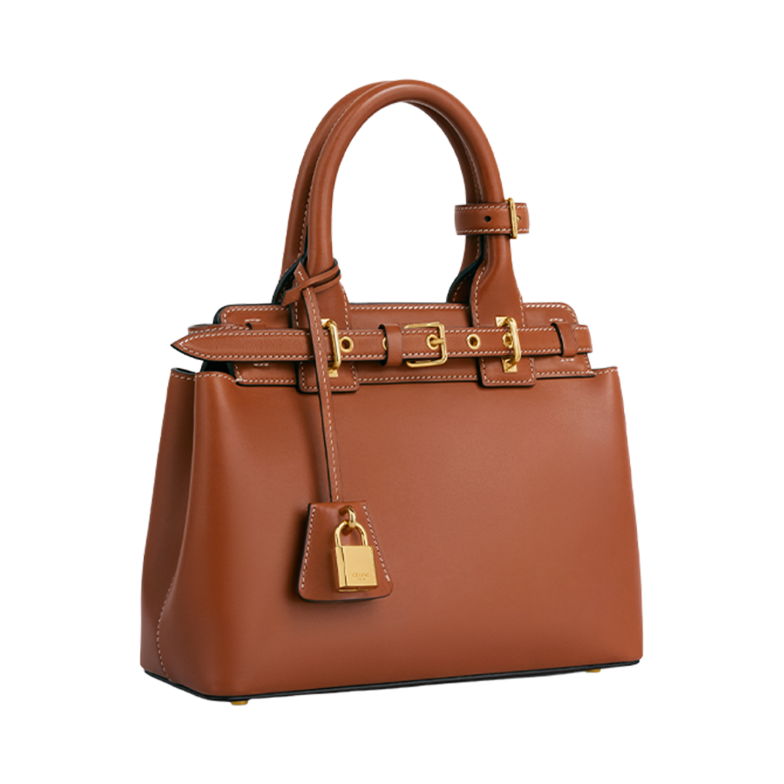 (W) 셀린느 틴 콘티 백 내츄럴 카프스킨 탄((W) Celine Teen Conti Bag in Natural Calfskin Tan) - 2