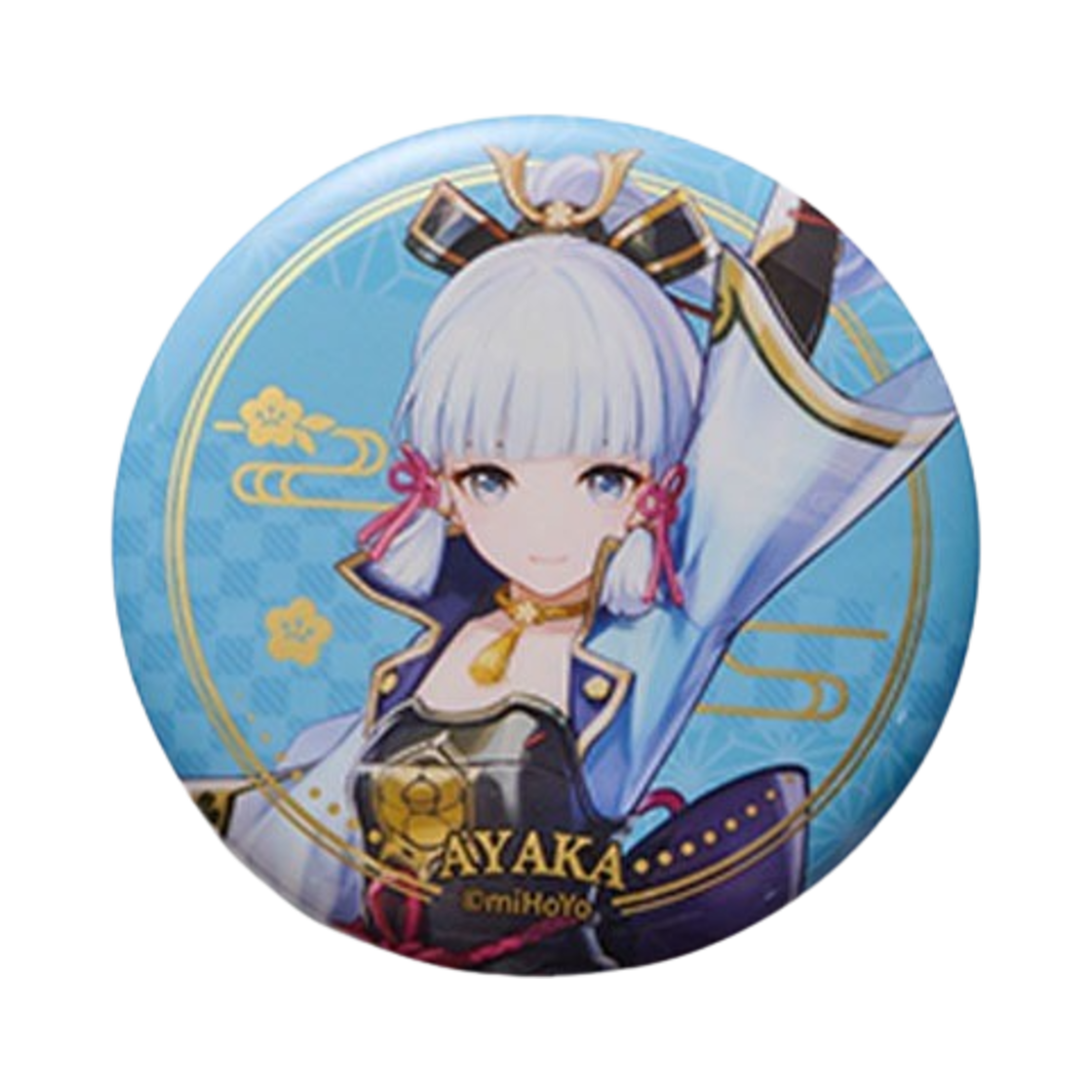 6974696610802 Genshin Badge Inazuma Theme Kamisato Ayaka
