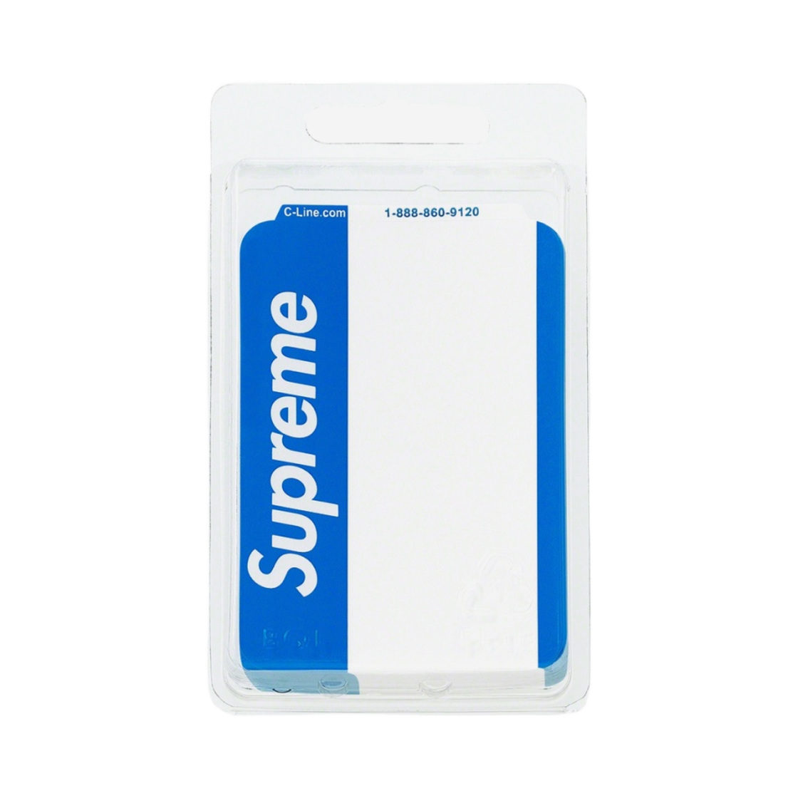 슈프림 네임 배지 스티커 블루 (100개입)(Supreme Name Badge Stickers Blue (Pack of 100))