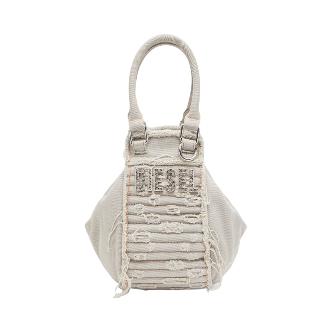 디젤 D-비나-C XS 캔버스 미니백 화이트(Diesel D-Vina-C XS Canvas Mini Bag White) - 1