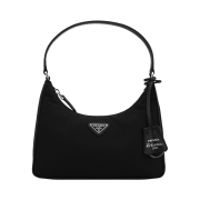Prada Re-Edition 2005 Re-Nylon Mini Hobo Bag Black