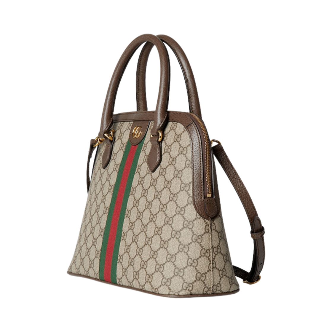 구찌 오피디아 미디움 탑 핸들 백 베이지 에보니(Gucci Ophidia Medium Top Handle Bag Beige Ebony) - 2