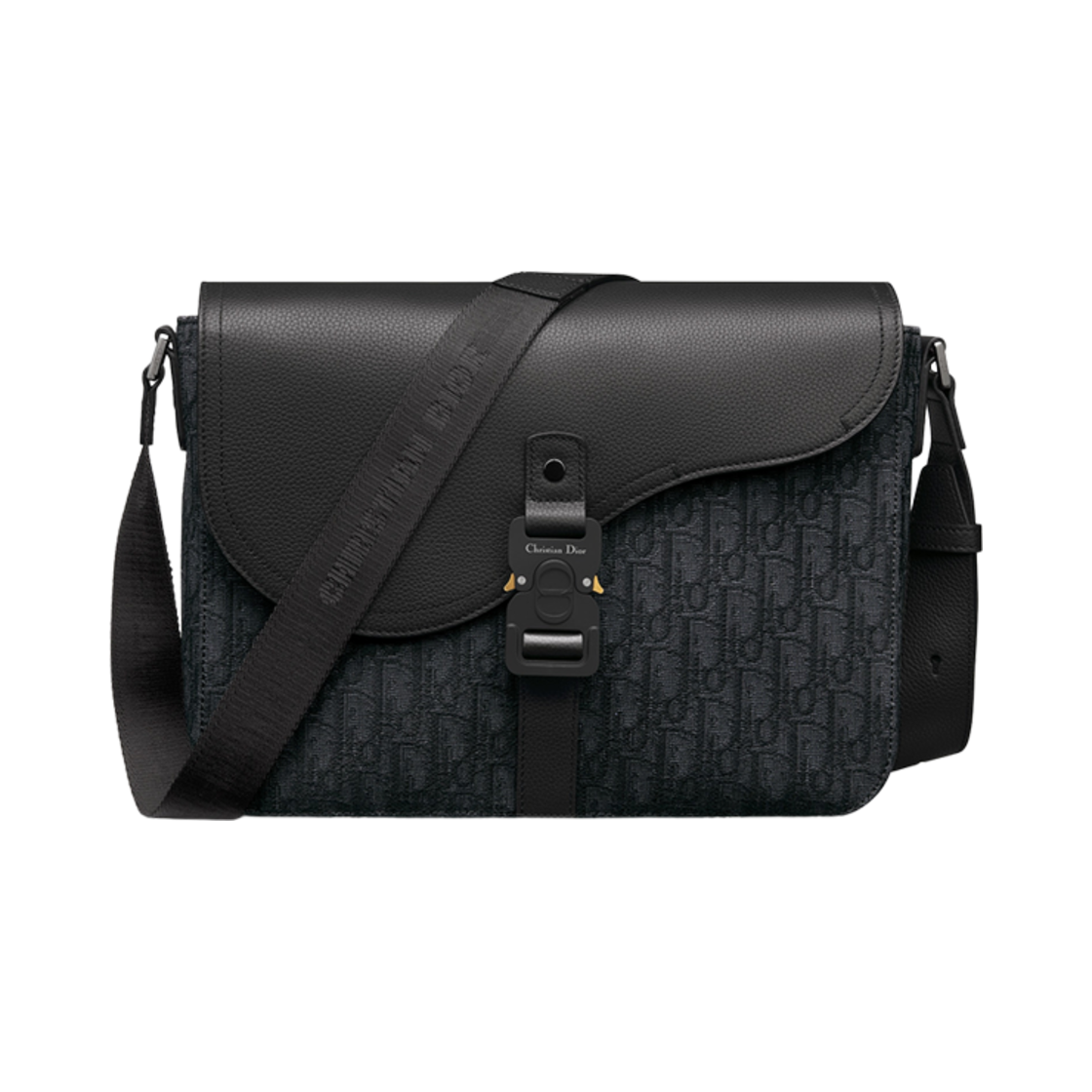 디올 새들 메신저 백 블랙(Dior Saddle Messenger Bag Black) - 1