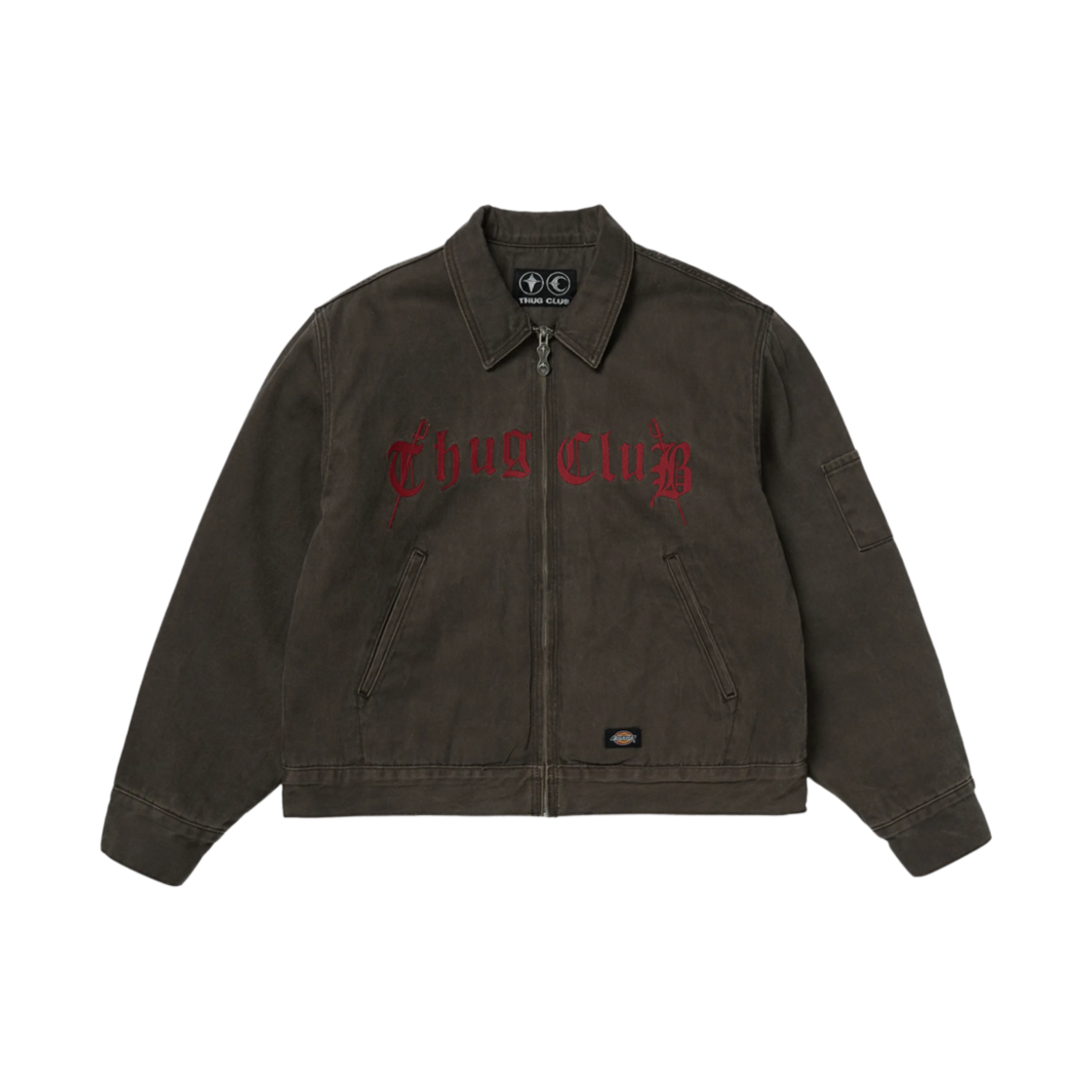 떠그 클럽 x 디키즈 아이젠하워 자켓 브라운 | Thug Club | KREAM 떠그 클럽 x 디키즈 아이젠하워 자켓 브라운 | Thug Club | KREAM