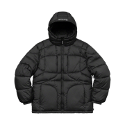 Supreme Warp Hooded Puffy Jacket Black - 21FW