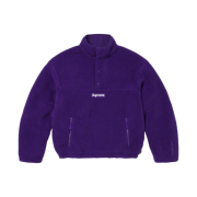 Supreme Polartec Shearling Reversible Pullover Purple - 24FW