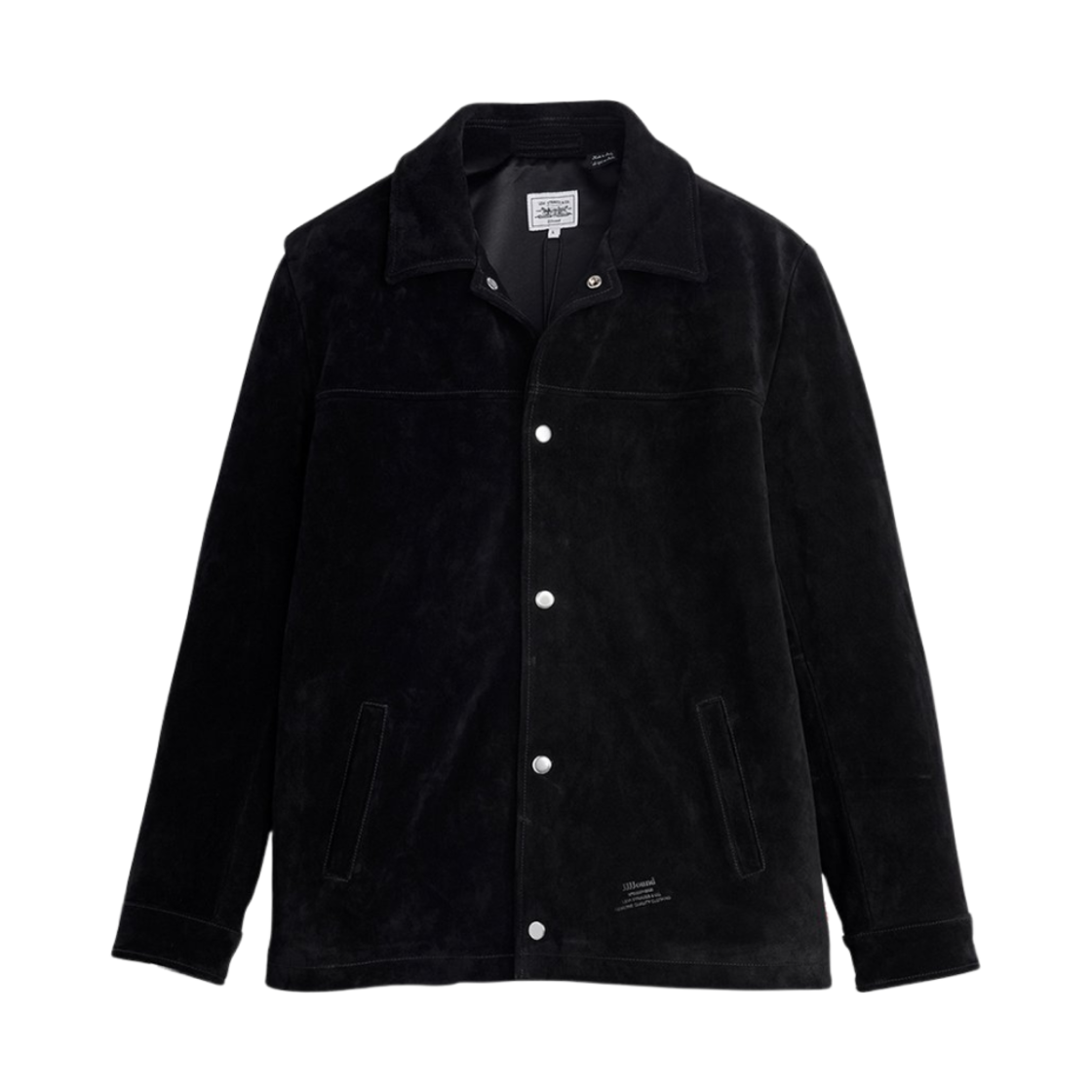 리바이스 x JJJ자운드 스웨이드 코치 자켓 블랙(Levi's x JJJJound Suede Coach Jacket Black)