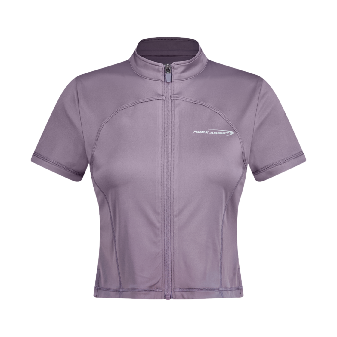 에이치덱스 우먼스 어시스트 숏 슬리브 집업 플럼(HDEX Womens Assist Short Sleeve Zip-Up Plum)