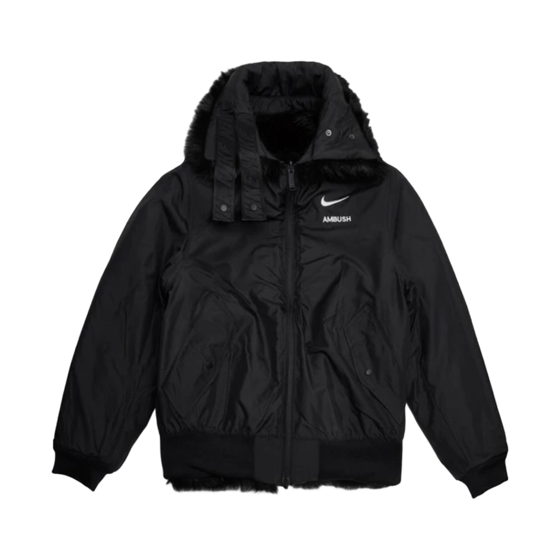 NIKE × AMBUSH FAUX REVERSIBLE FUR COAT Ambush Reversible Faux Fur