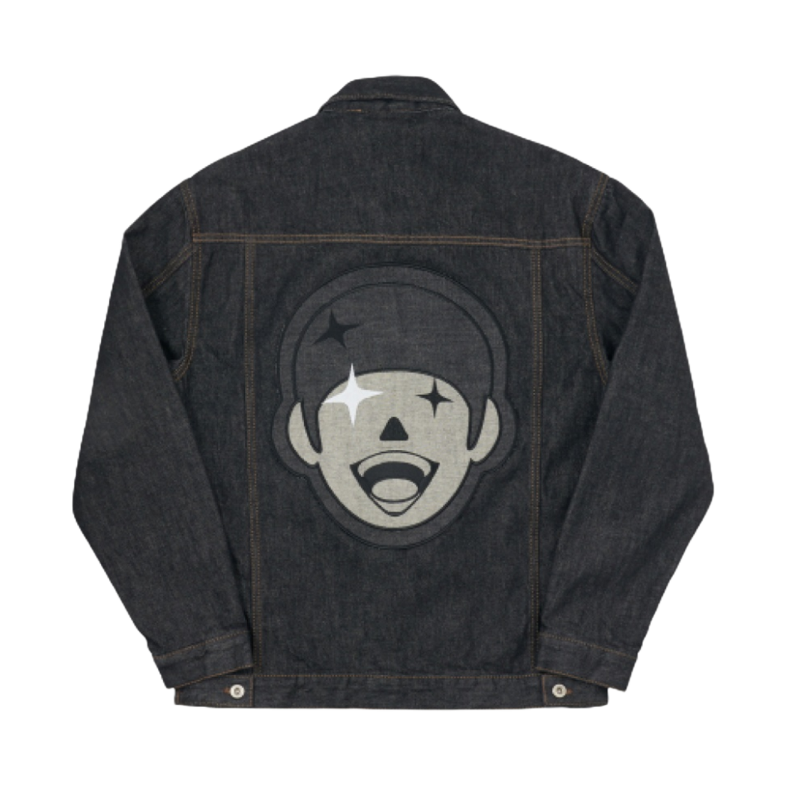 다크룸 스튜디오 x 기안84 우기명 데님 자켓 블랙(Darkr8m Studio x Kian84 WOOkimyung Denim Jacket Black)