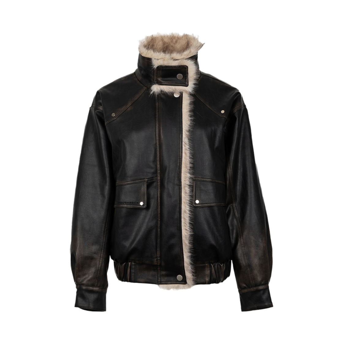 러프넥 워싱 레더 무스탕 자켓(Roughneck Washed leather mustang jacket)