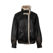 Roughneck Washed leather mustang jacket