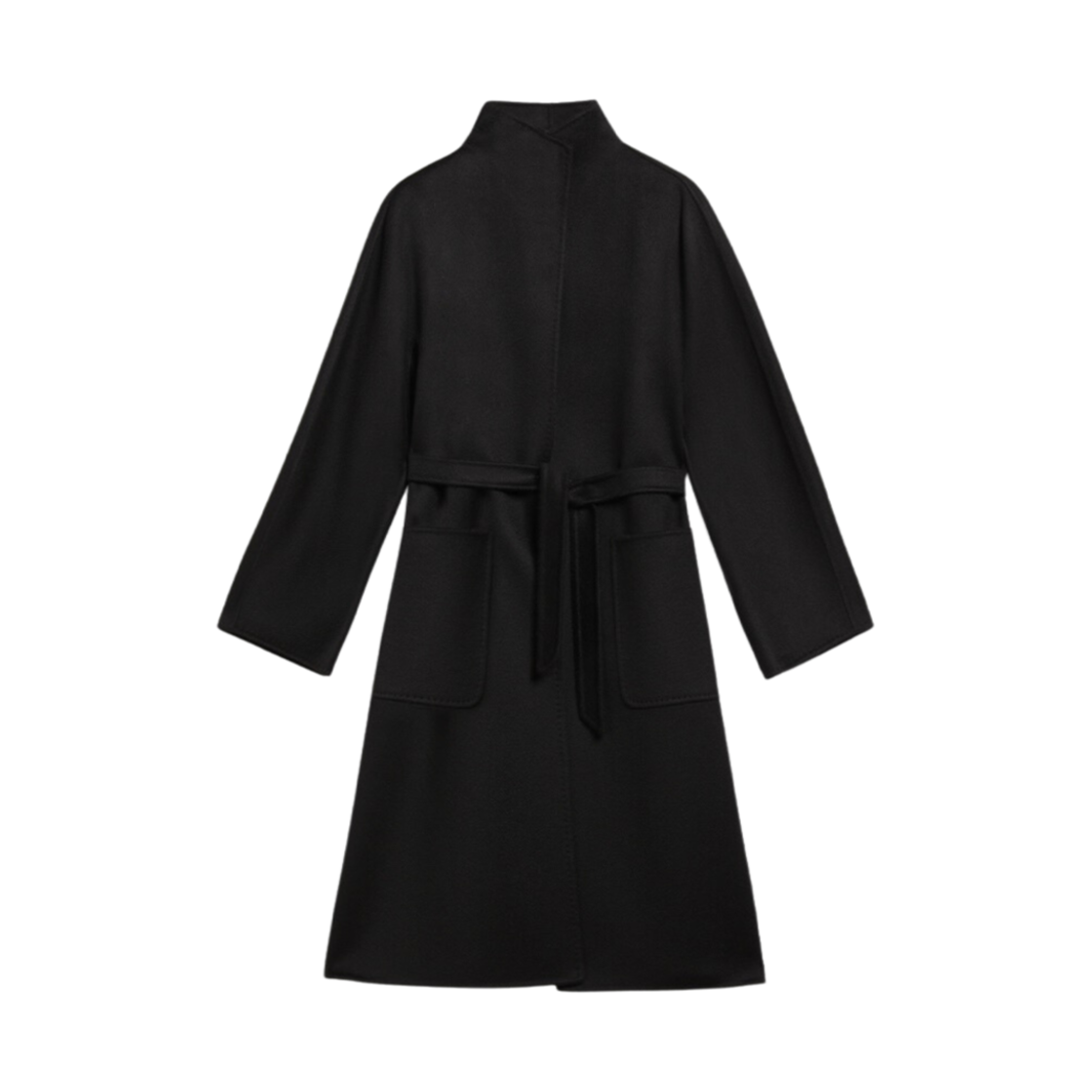 LILIA-004 (W) Max Mara Lilia Cashmere Cardigan Coat Black