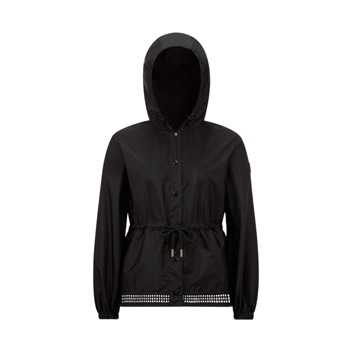 K1-093-1A00134-539ZD-999 (W) Moncler Rochebonne Hood Windbreaker Jacket Black - 25SS