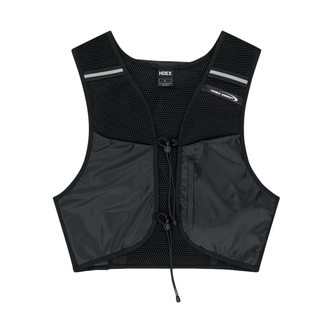 H257USRBG010BK HDEX Assist Trail Running Vest Black - 대표 이미지 #1