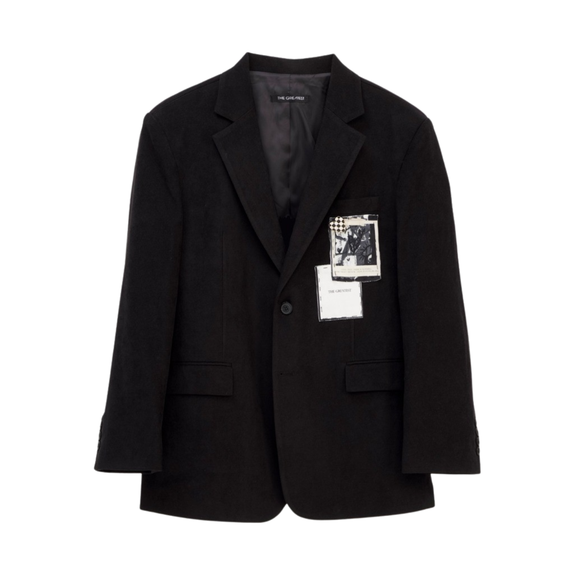 더그레이티스트 패치 블레이져 블랙(The Greatest Patch Blazer Black)