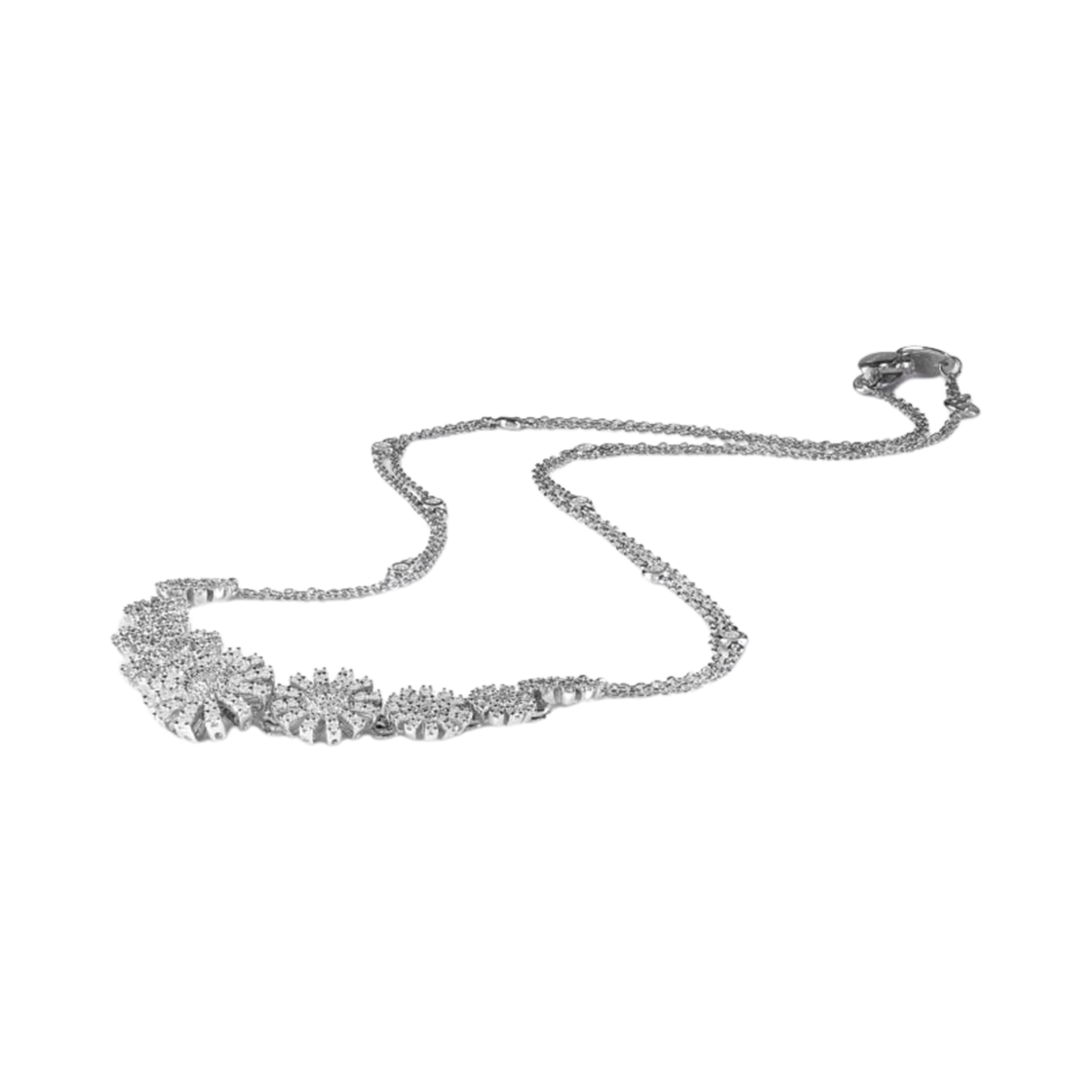 20075452 Damiani Margherita Diamonds Necklace White Gold