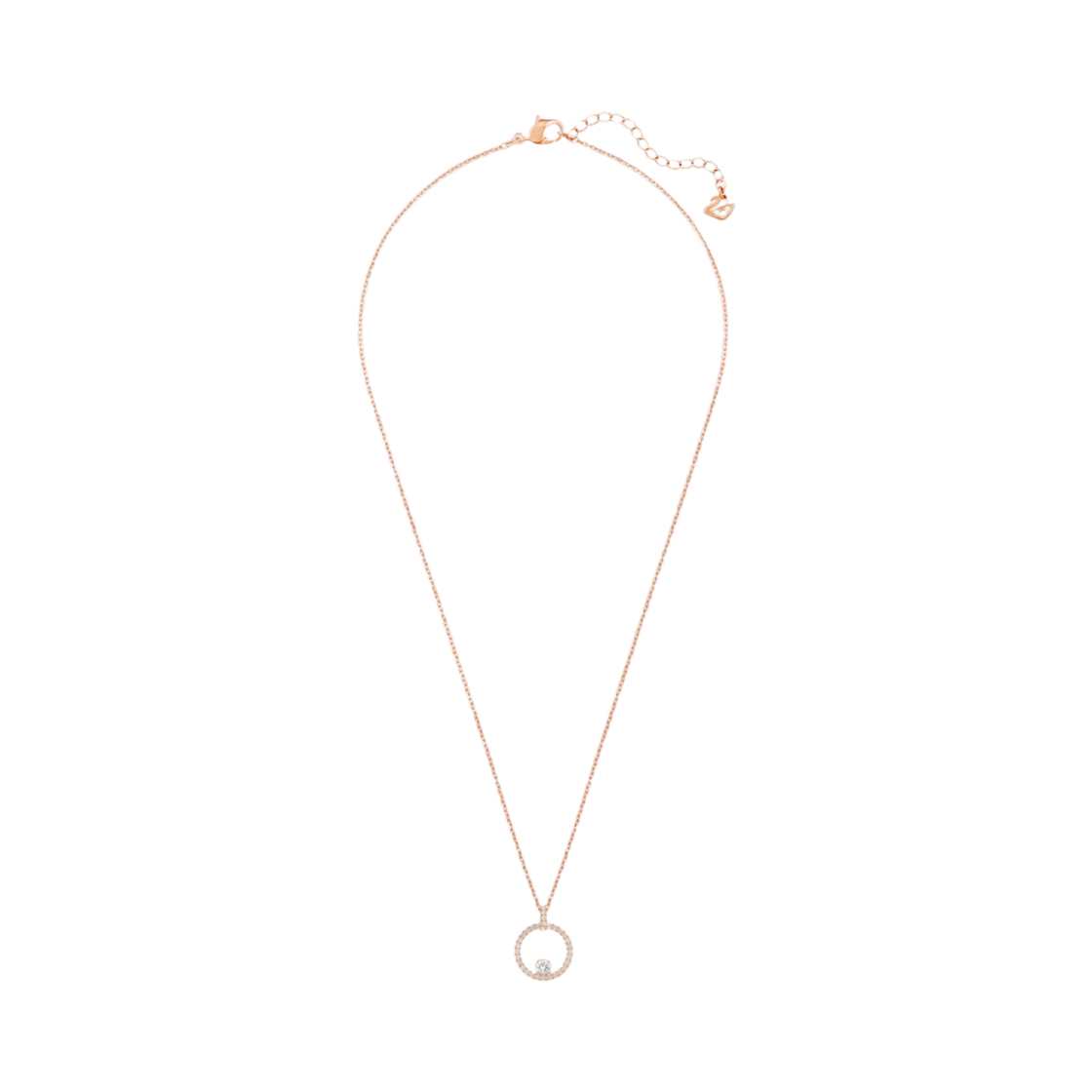 (W) 스와로브스키 크리에이티비티 펜던트 화이트 로즈 골드 플래팅((W) Swarovski Creativity Pendant White Rose Gold Plated)